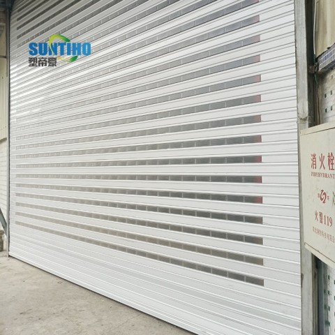 modern safety pc polycarbonate roller shutter door wholesale