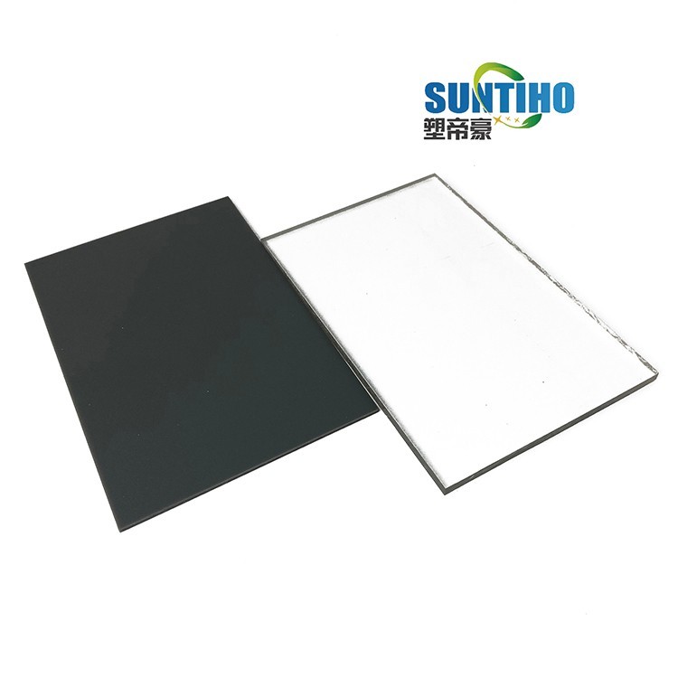 Clear PC Roofing Plank Plastics Panel Solid Flat Polycarbonate Sheet