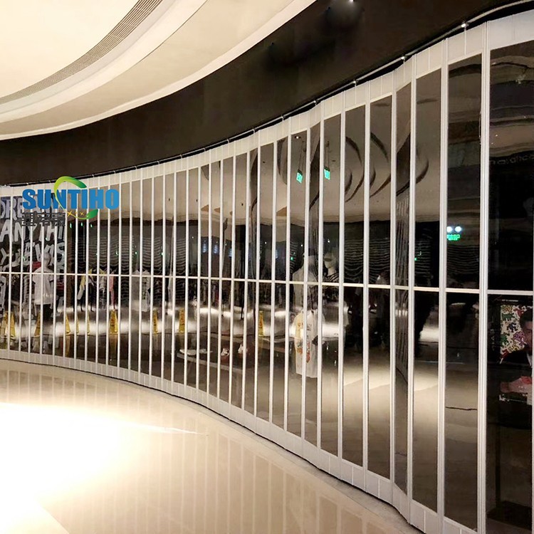 Special bone position aluminum folding door for partition