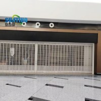Aluminum PC folding door with special bone connecting and save your labour