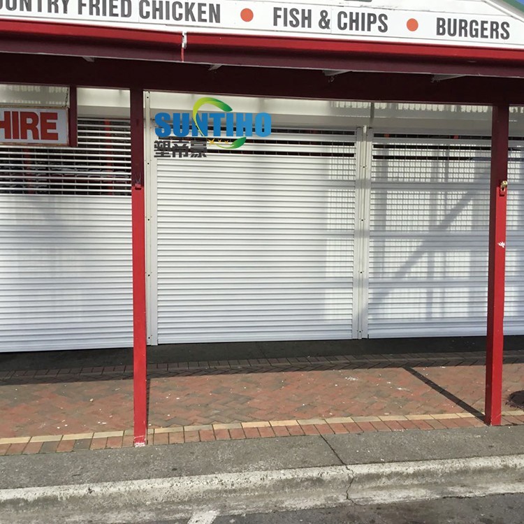 New designed with aluminum and PC sheet roller shutter door for Hotel family garage door