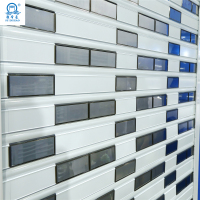 China factory modern security entry electric automatic roll up ss stainless steel roller shutter garage doors