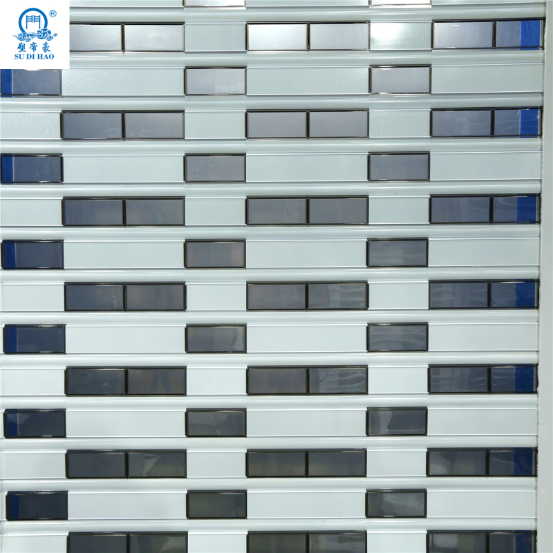 China factory modern security entry electric automatic roll up ss stainless steel roller shutter garage doors