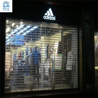 Polycarbonate Roller shutter door with changeable design