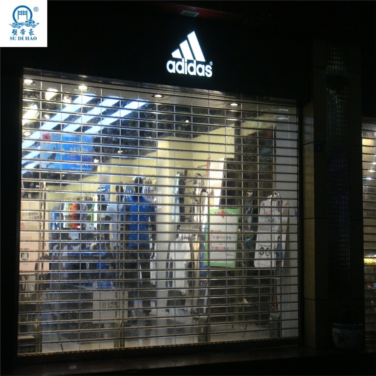 Polycarbonate Roller shutter door with changeable design