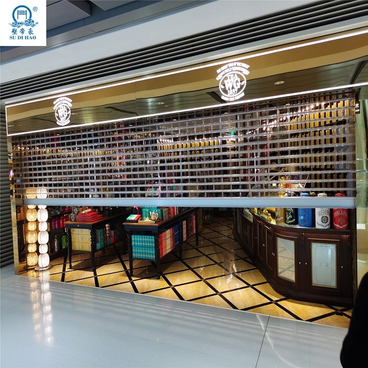 industrial overhead electric exterior roller shutter door for commercial