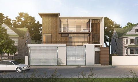 wind-proff Smart rolling door garage door with changeable style