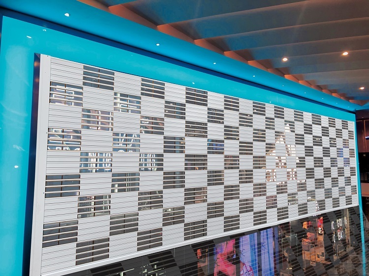 Security Industrial High quality smart roller shutter Door for balcony