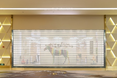 polycarbonate commercial plastic roller shutter store front door with modern simple design