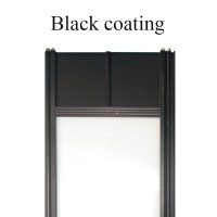 Aluminum alloyed frame PC folding door for sports venues, leisure facilities