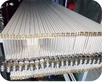 Aluminum frame PC clear polycarbonate folding door factory for supermarket and warehouse