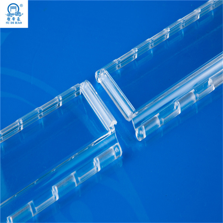 transparent clear panel for special design roller shutter door