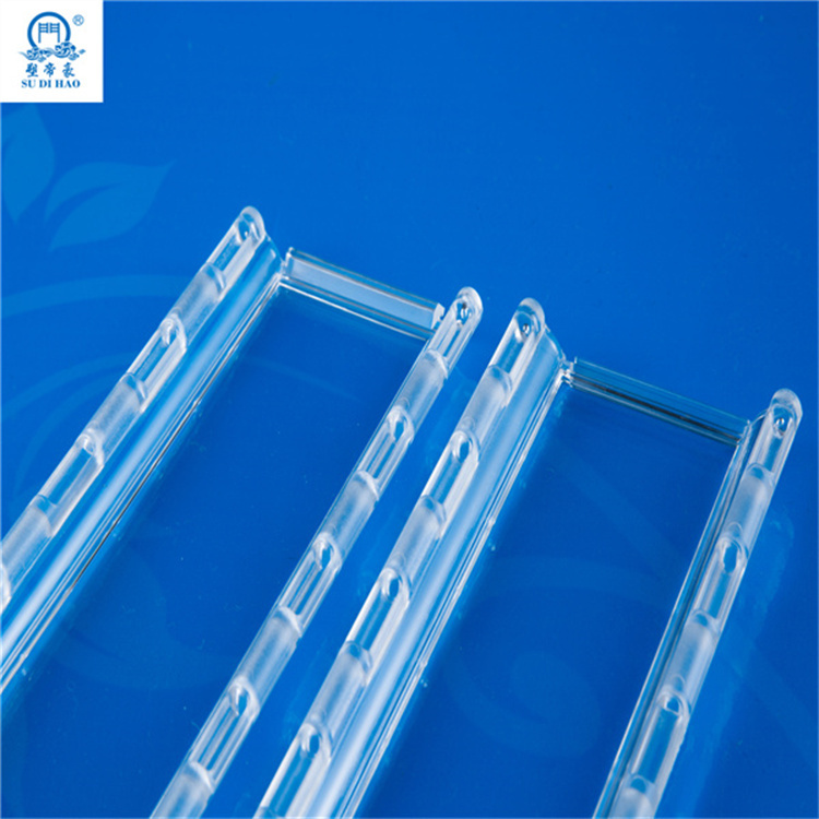 transparent clear panel for special design roller shutter door