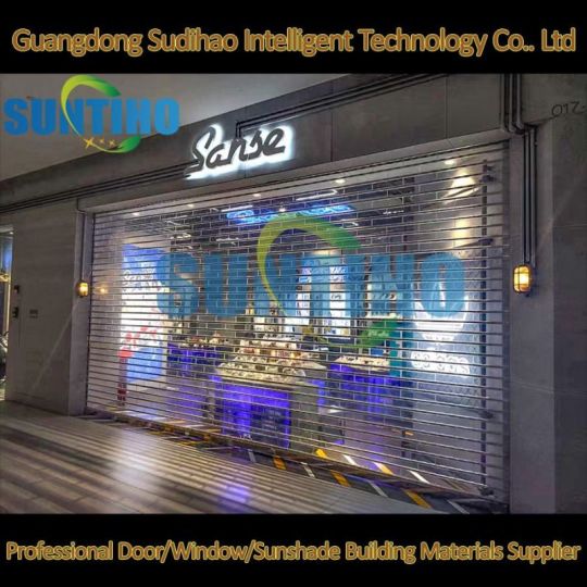 SUDIHAO NEWEST ROLLER SHUTTER DOOR BLACK PC SHEET MAYBE VERY DELICIOUS FOR KITTY?