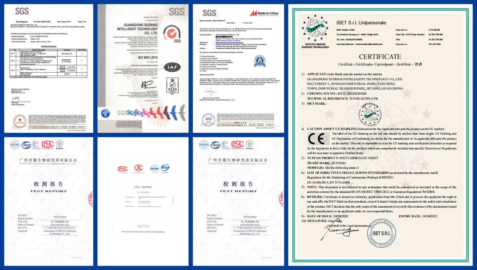 roller shutter door materials for transparent polycarbonate