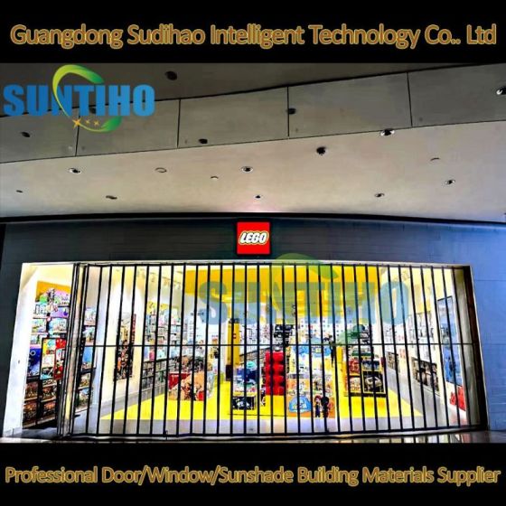 Porte en aluminium de technologie spéciale de haute qualité pour supermarché