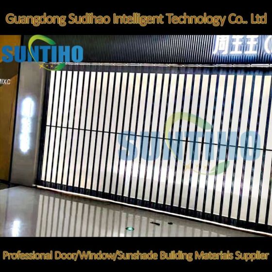 Nova porta dobrável de PC de alumínio para shoppings