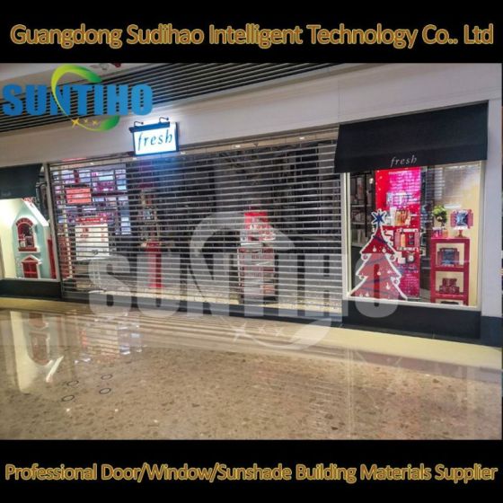 Porte pliante en PC en aluminium pour centre commercial - Une nouvelle façon d'attirer les clients