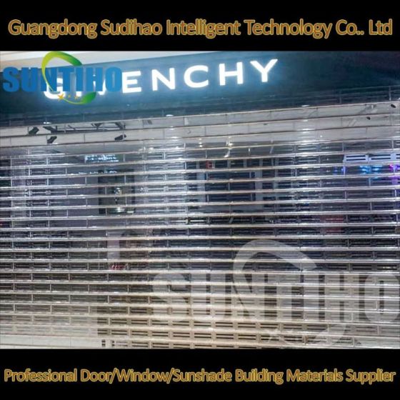 Porte pliante d'entrée de cadre en aluminium de garage pliant de PC de la Chine