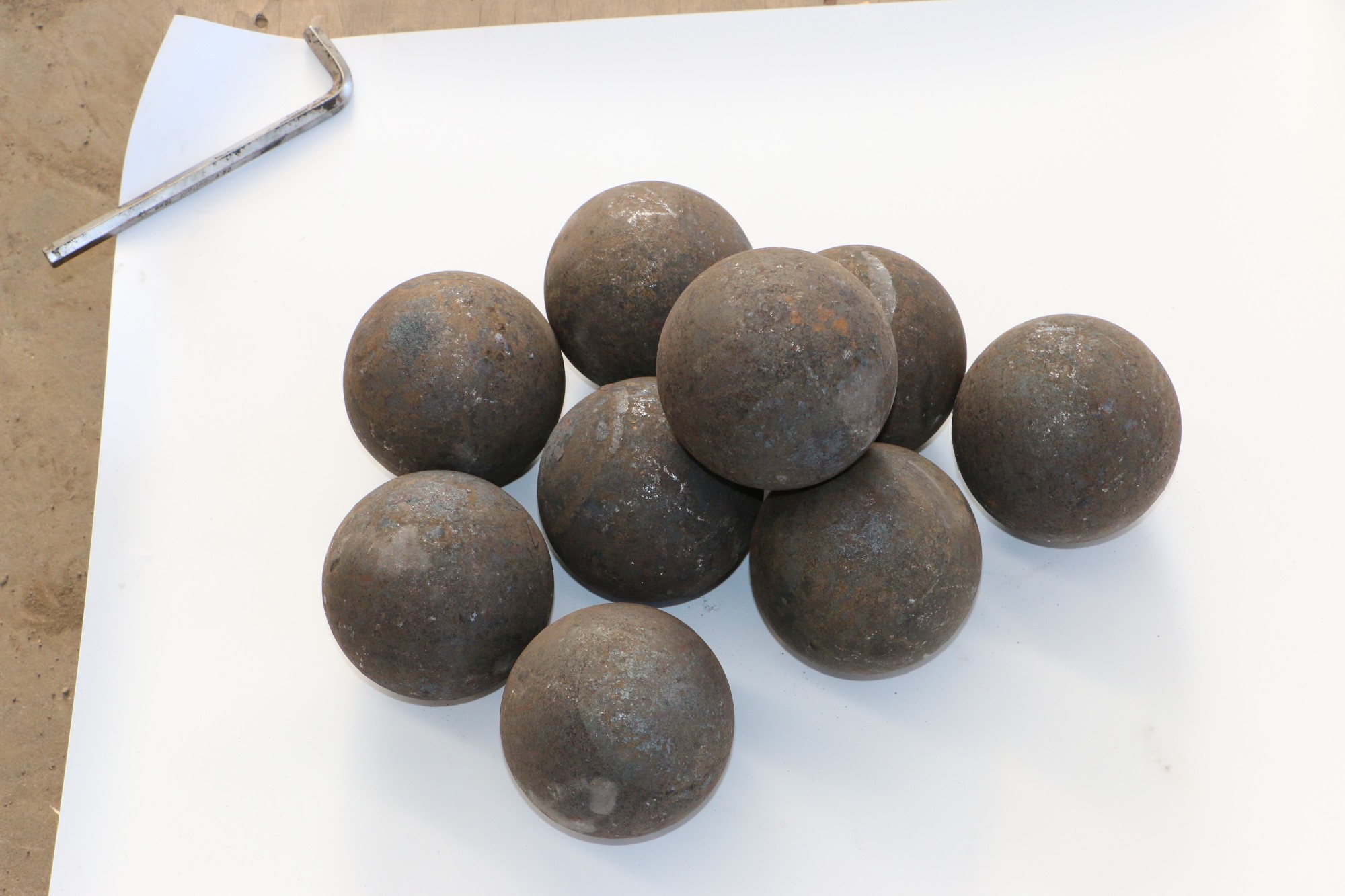 Mineração e cimento usam bolas de moinho de bolas