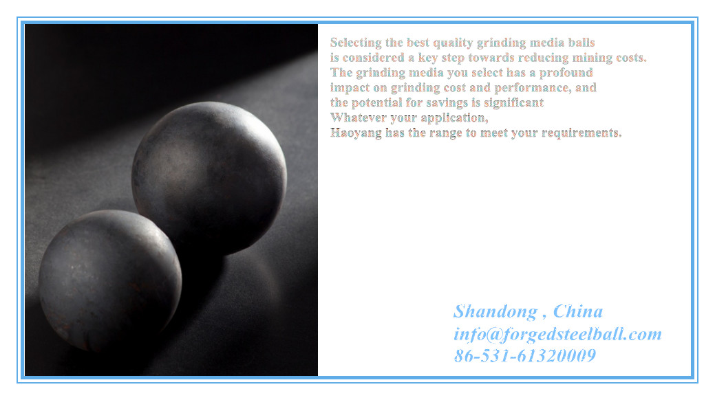 Forged SAG mill Grinding balls