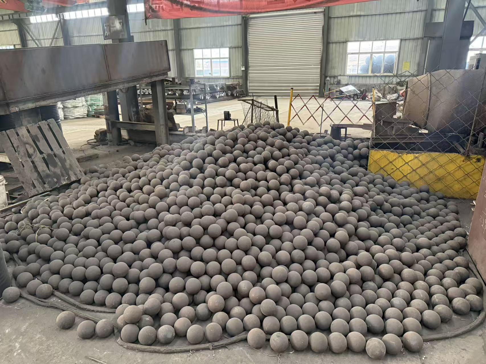 The export volume of forged steel balls has reached a new high