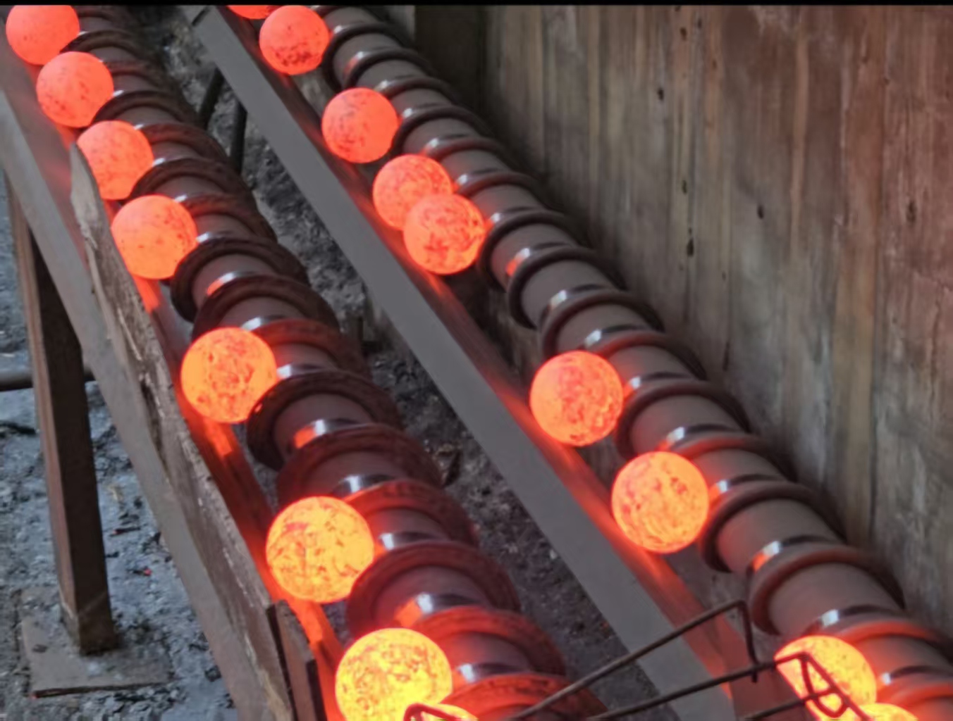 45# Forged Grinding Steel Ball 50mm HRC48‑55 for Cement Ball Mill