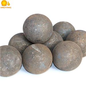 125mm High Hardness Low Breakage Forged grinding balls for Mining & Cement SAG mill