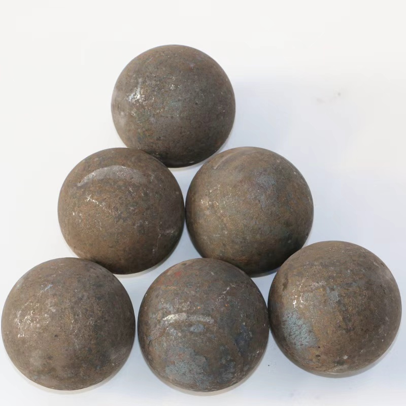 Dia 50mm 45# Forged Steel Grinding Balls Hot-rolled Steel Balls For Mining