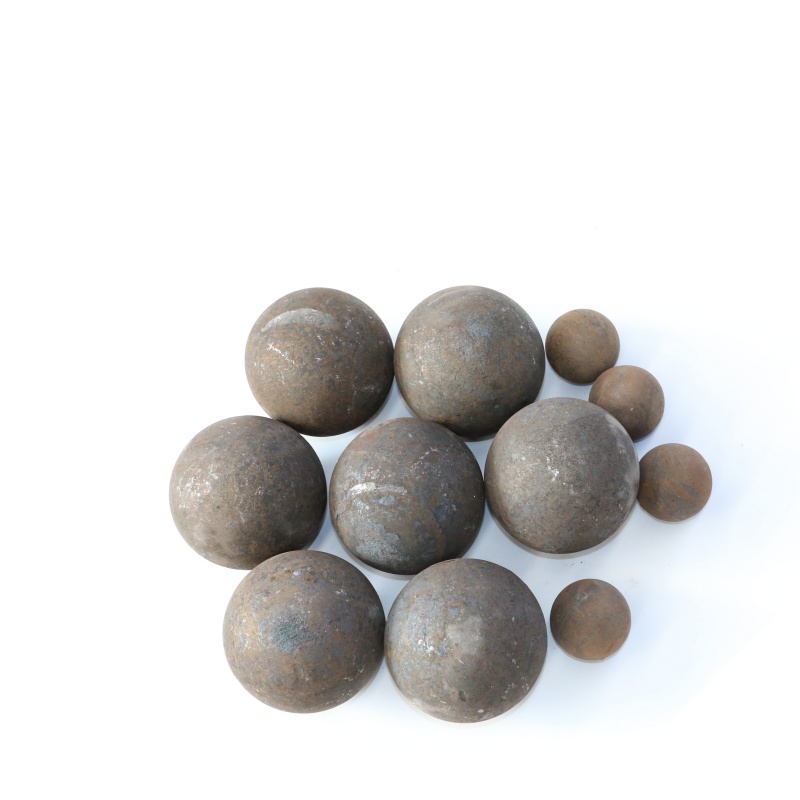 Dia 50mm 45# Forged Steel Grinding Balls Hot-rolled Steel Balls For Mining