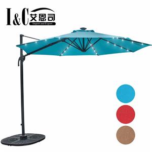 Supply Apple Green Solar Powered 24 Led Lighted Outdoor Patio Umbrella Factory Quotes Oem