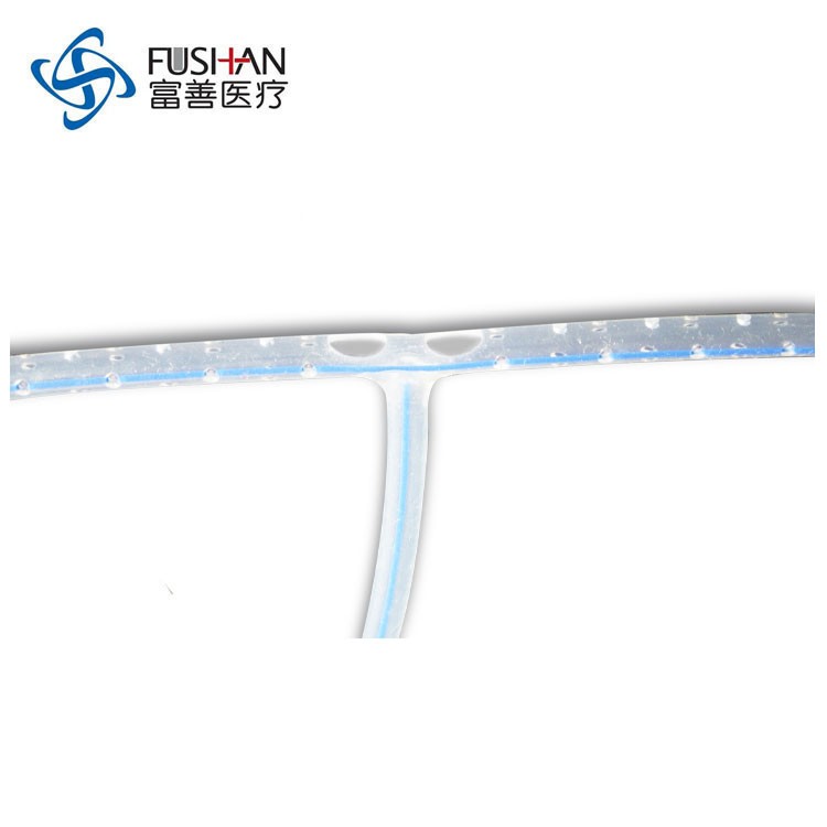 Silicone Disposable T-shaped Round Perforated Drainage Tube