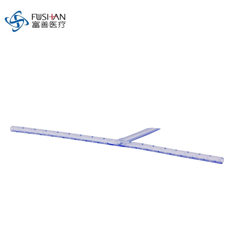 Silicone Disposable T-shaped Round Perforated Drainage Tube