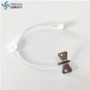 High Quantity Disposable Huber Needle With TPU Fixed and Q clamp