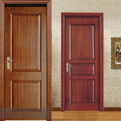 Solid wood core melamine interior door for room