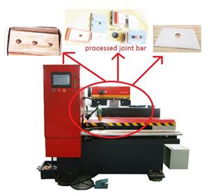 Automatic Busbar Joint Processing Center for Punching Flanging Cutting