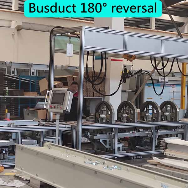 busway assembly machine for busway encloser clamp and riveting
