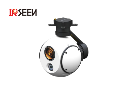 Triaxial dual light lightweight drone gimbal