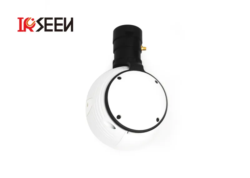 Triaxial dual light lightweight drone gimbal