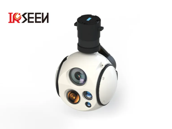 10X EO Laser Gimbal tracking of moving target Example