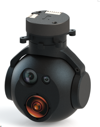 PLD60 DUAL EO CAMERA 640*512 thermal camera 3-axis