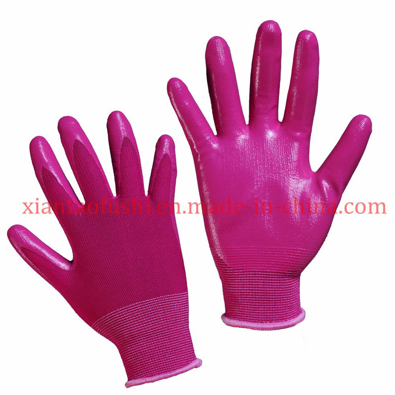 Китай Рабочие перчатки с защитным покрытием, производитель