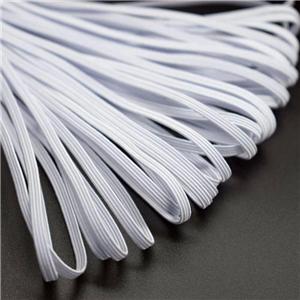 Cordón elástico de punto plano flexible