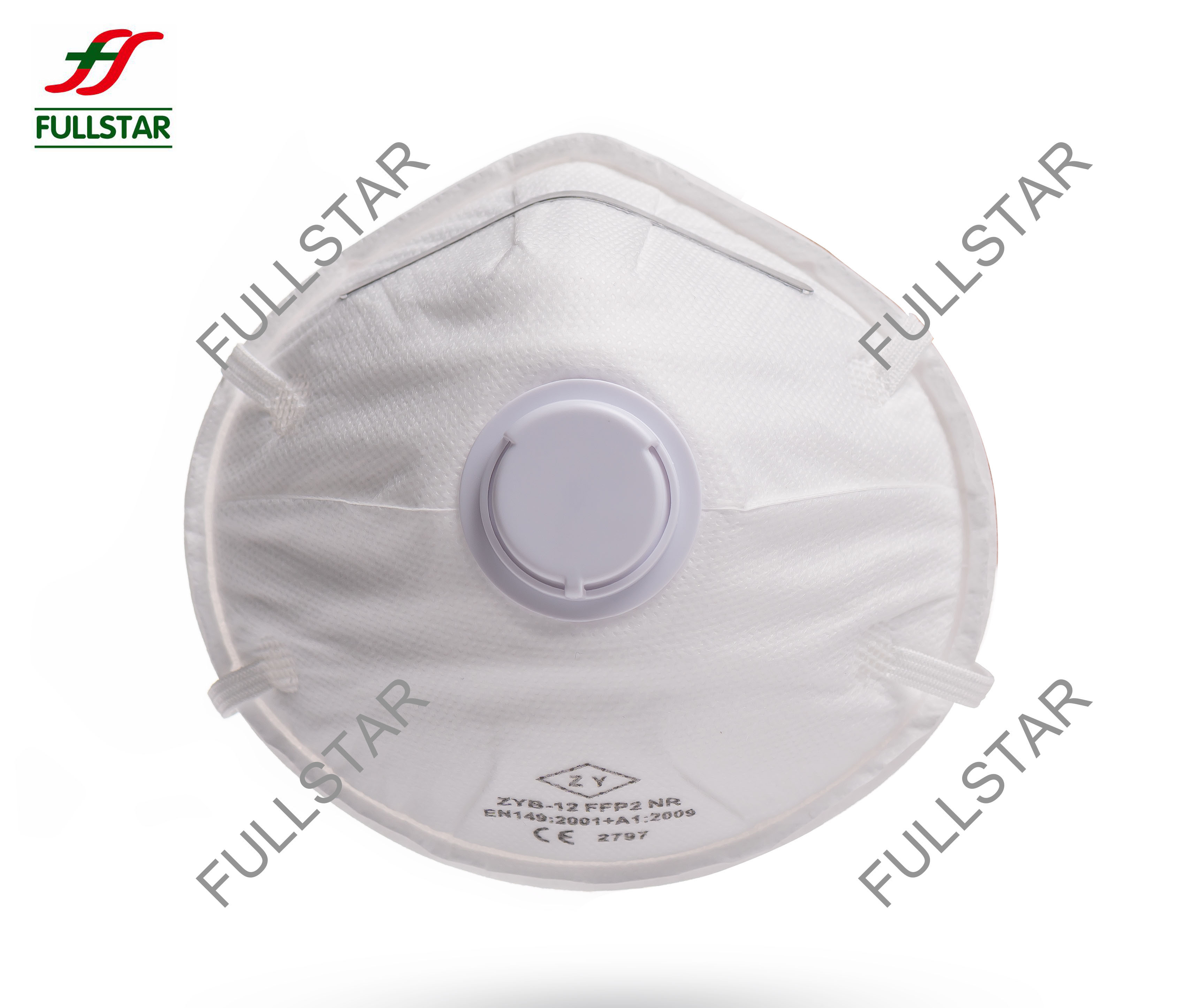 FFP2 kegelvormig gezichtsmasker met ventiel