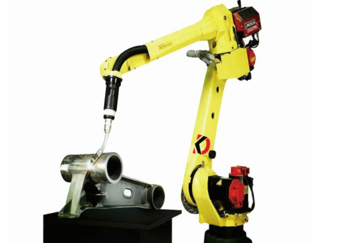 Robot automático de la máquina de soldadura