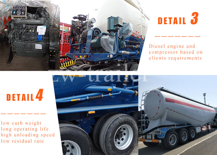 pneumatic cement trailers