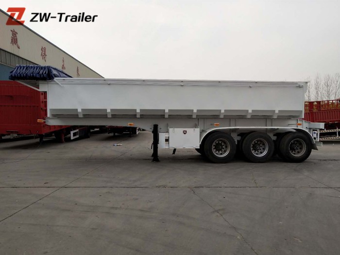 Tri Axle Side Tipping Dump Trailers