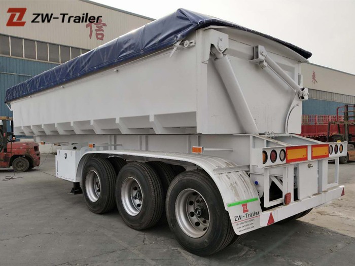 Tri Axle Side Tipping Dump Trailers