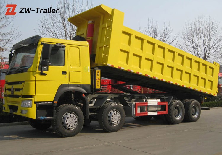 Heavy Duty Howo 8x4 Dump 12 Wheeler Truck