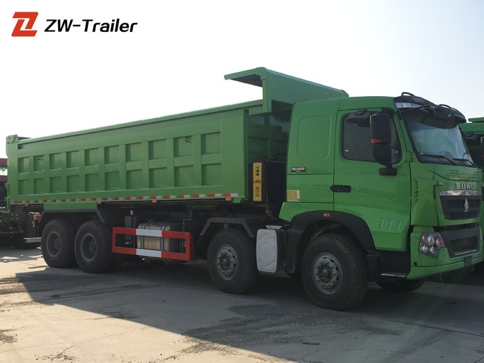 Heavy Duty Howo 8x4 Dump 12 Wheeler Truck